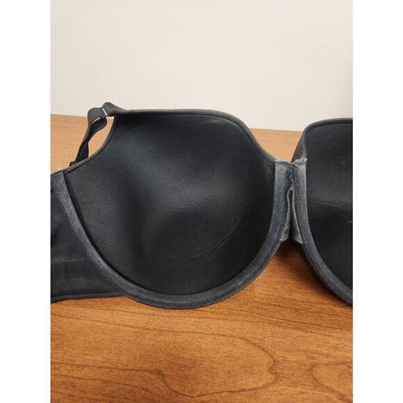 Cacique Invisible Backsmoother Lightly Lined Full Coverage Bra Black Size 46DD - Picture 8 of 9